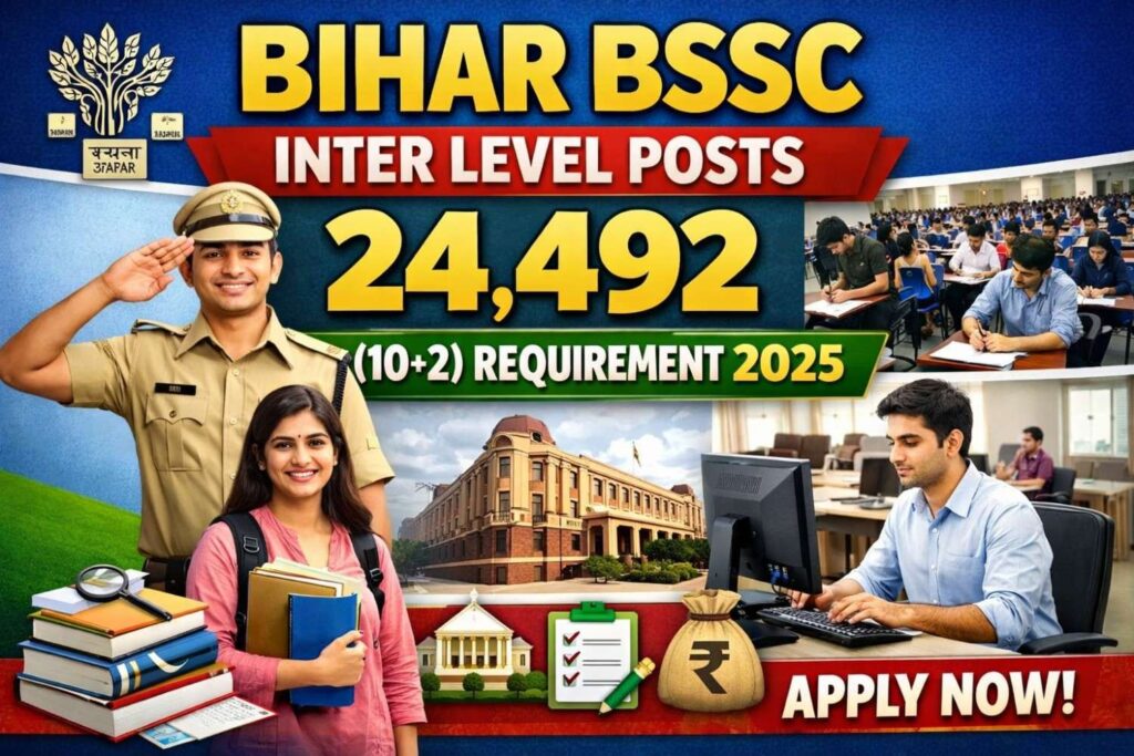 Bihar BSSC Inter Level 2025 recruitment